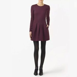 Aritzia Talula Tartine long sleeve fit flare dress